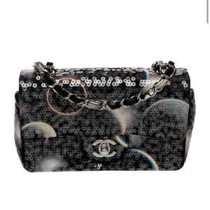 ✨ Rare Chanel Rectangular Mini Sequin Flap Bag ✨